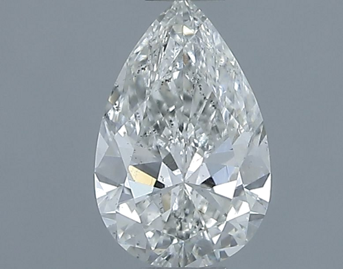 0.5 carat H-SI2 Natūralus Pear Deimantas (1)