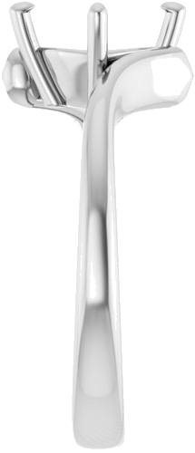 Sužadėtuvių Žiedas „Solitaire Bypass“ 950 Platinos Cushion 7mm (4)
