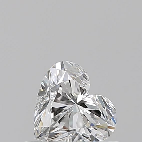 0.52 carat H-VVS1 Natūralus Heart Deimantas (1)