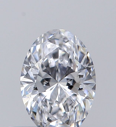 0.34 carat D-VVS2 Natūralus Oval Deimantas (1)
