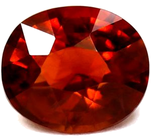 4.46 carat ORANGE Oval Garnet (1)