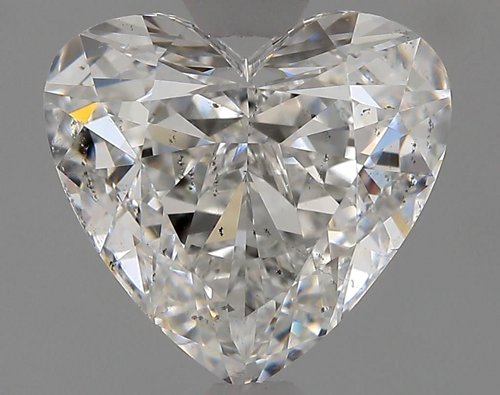 1.56 carat F-SI2 Natūralus Heart Deimantas (1)