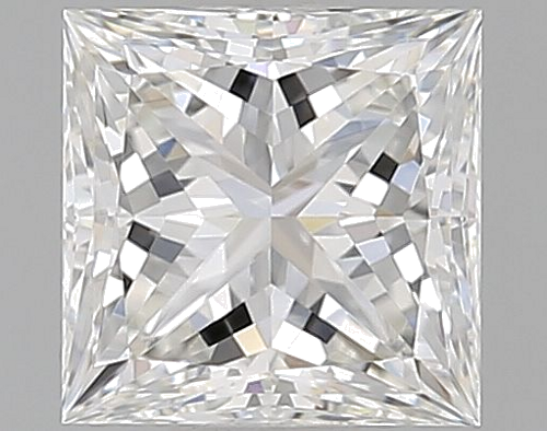 0.5 carat G-VVS2 Natūralus Princess Deimantas (1)