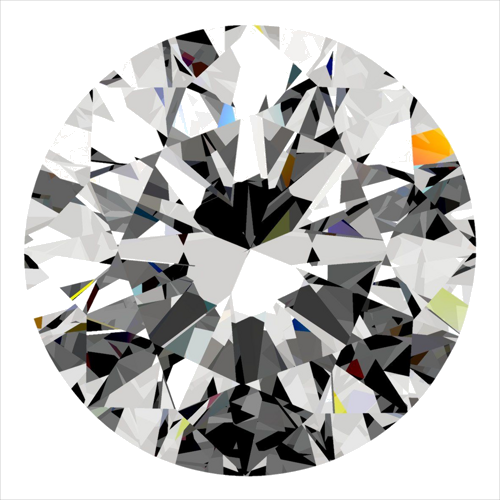0.3 carat F-IF Excellent cut Natūralus Round Deimantas (1)