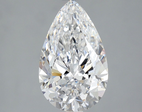 2.09 carat D-FL Natūralus Pear Deimantas (1)