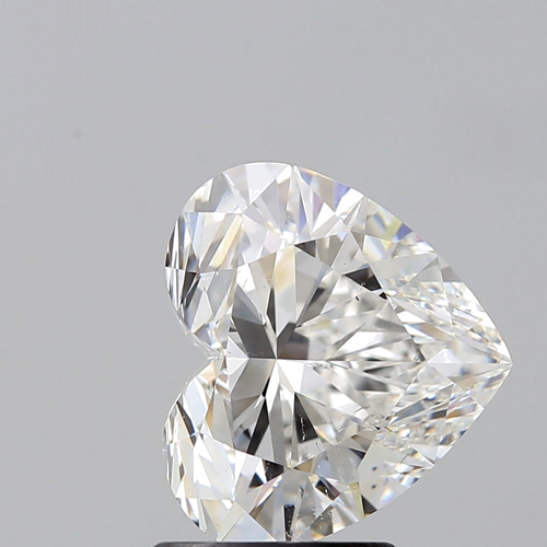 2.2 carat F-SI1 Natūralus Heart Deimantas (1)