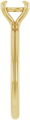 Sužadėtuvių Žiedas „Claw-Prong Solitaire“ 14k yellow gold Round 6.5mm (4)