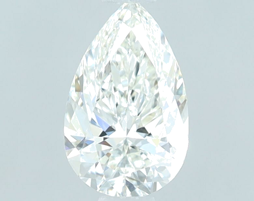 0.53 carat H-IF Natūralus Pear Deimantas (1)