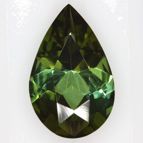 6.4 carat GREEN Pear Tourmaline (1)