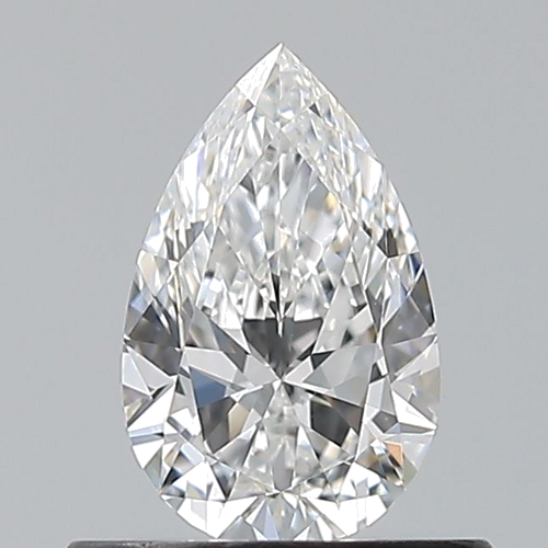 0.5 carat E-VS1 Natūralus Pear Deimantas (1)