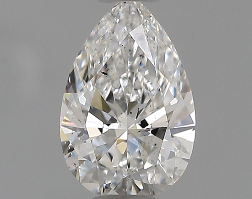 0.5 carat E-SI1 Natūralus Pear Deimantas (1)