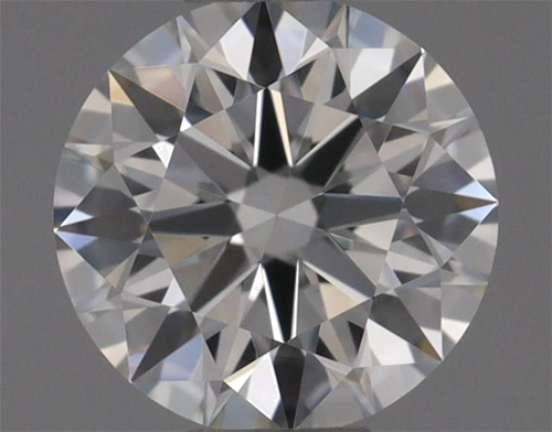 0.37 carat H-VVS1 Excellent cut Natūralus Round Deimantas (1)