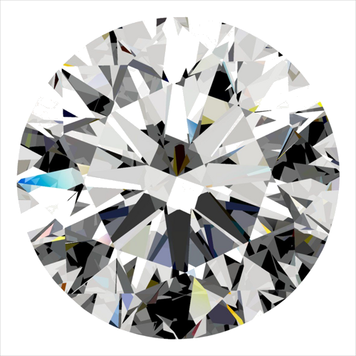 0.3 carat F-SI1 Very Good cut Natūralus Round Deimantas (1)