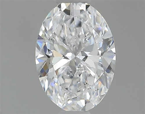 0.4 carat D-VS2 Natūralus Oval Deimantas (1)