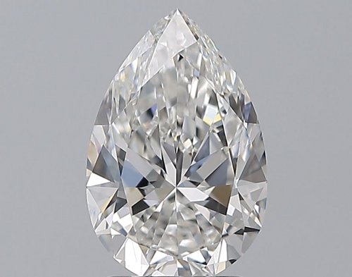 2.0 carat F-VS1 Natūralus Pear Deimantas (1)