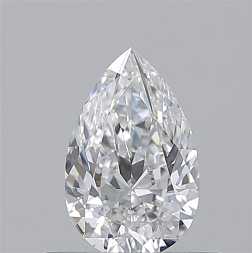 0.5 carat F-VVS1 Natūralus Pear Deimantas (1)