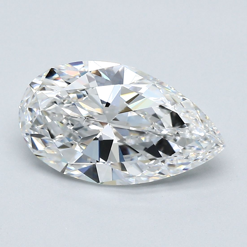 3.01 carat E-VS2 Natūralus Pear Deimantas (1)