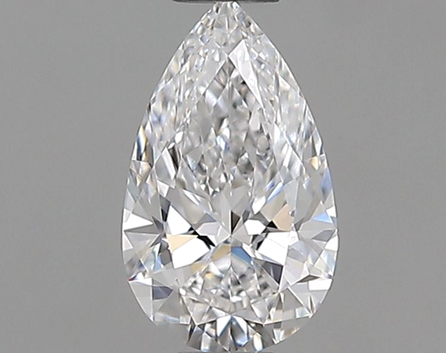0.51 carat D-VS2 Natūralus Pear Deimantas (1)