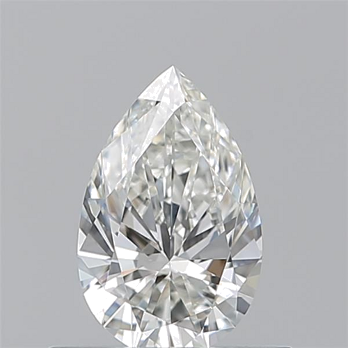 0.5 carat H-VS2 Natūralus Pear Deimantas (1)