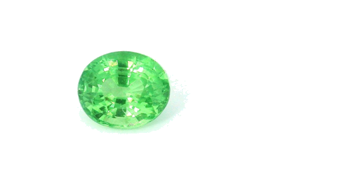 0.4 carat GREEN Oval Garnet (1)
