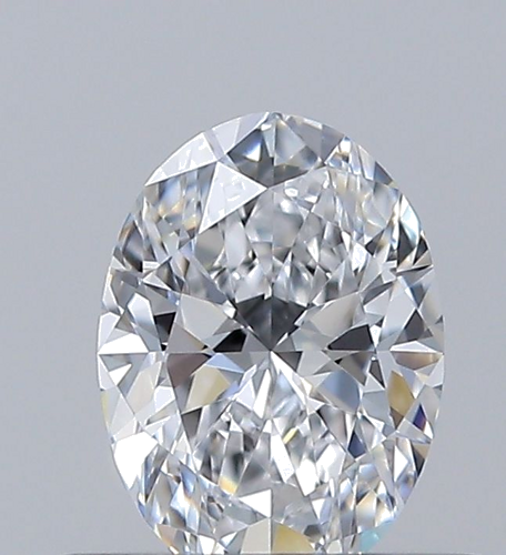 0.44 carat D-VVS1 Natūralus Oval Deimantas (1)