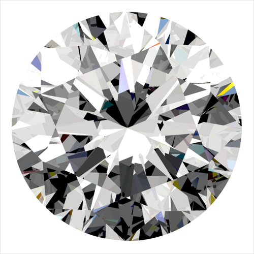 0.4 carat F-VS2 Excellent cut Natūralus Round Deimantas (1)