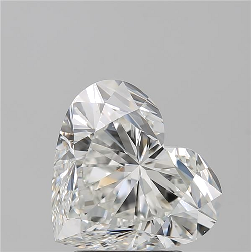 3.08 carat H-VS2 Natūralus Heart Deimantas (1)