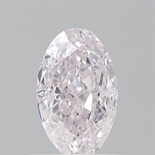0.67 carat Faint Pink-SI1 Natūralus Oval Deimantas (1)