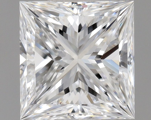 0.5 carat D-VVS1 Natūralus Princess Deimantas (1)
