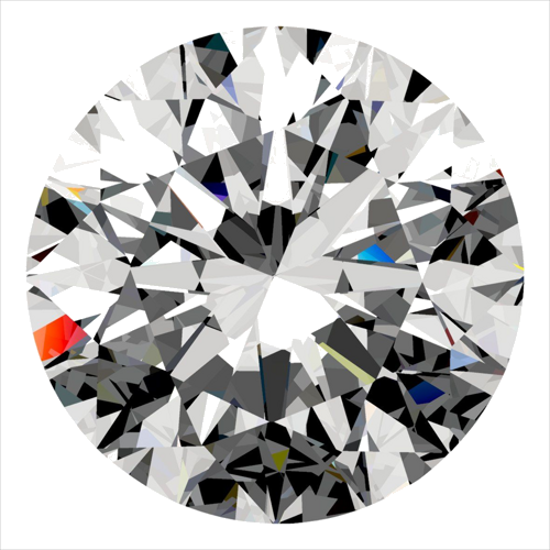 0.32 carat E-VVS2 Excellent cut Natūralus Round Deimantas (1)