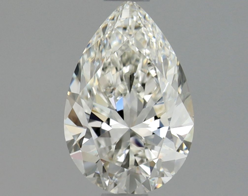 0.9 carat H-VVS1 Natūralus Pear Deimantas (1)