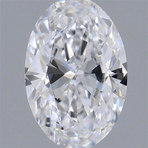 0.52 carat D-SI1 Natūralus Oval Deimantas (1)