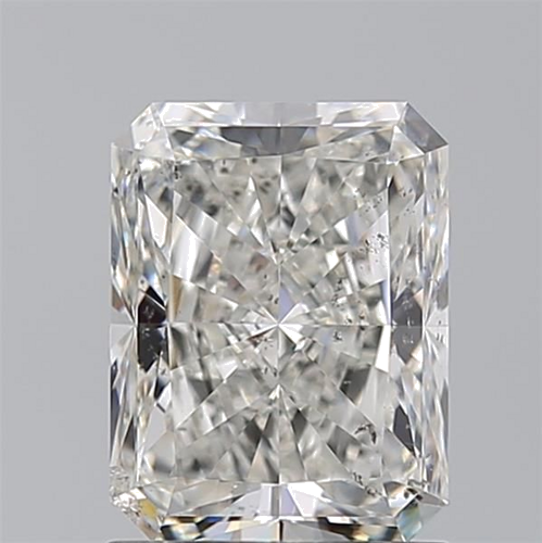 1.7 carat G-SI2 Natūralus Radiant Deimantas (1)