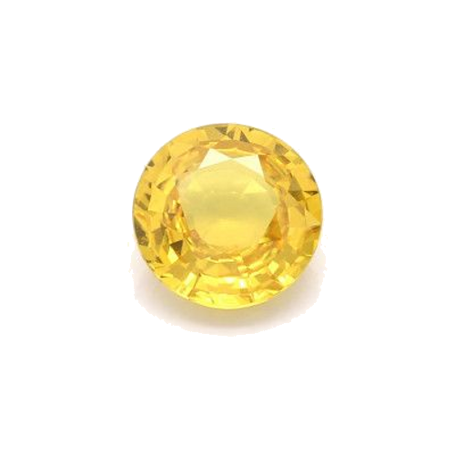 3.22 carat YELLOW BRILLIANTSTEP cut Round Safyras (1)