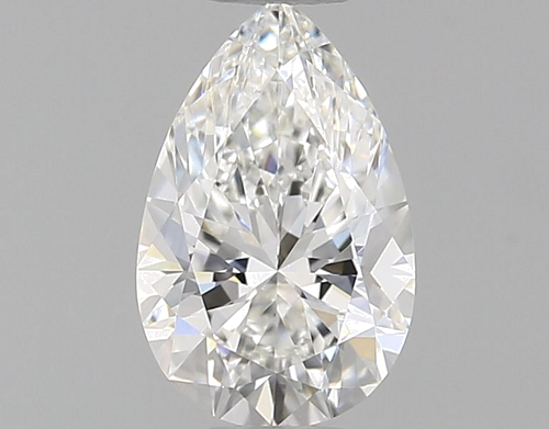 0.5 carat F-VVS1 Natūralus Pear Deimantas (1)