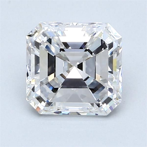 1.59 carat E-VS1 Natūralus Asscher Deimantas (1)