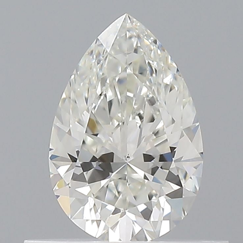 0.5 carat I-SI1 Natūralus Pear Deimantas (1)
