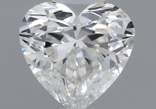 0.32 carat H-IF Natūralus Heart Deimantas (1)