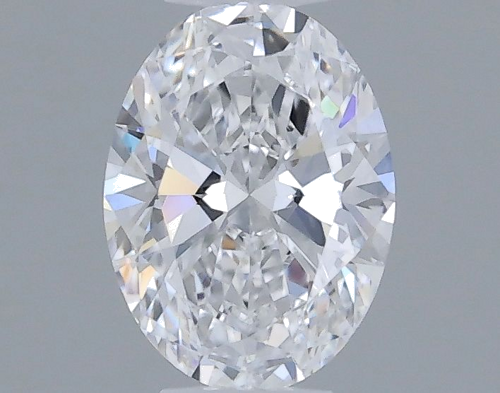 0.32 carat D-VVS2 Natūralus Oval Deimantas (1)
