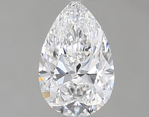 0.32 carat D-VVS1 Natūralus Pear Deimantas (1)