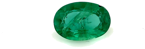 0.43 carat GREEN Oval Smaragdas (1)