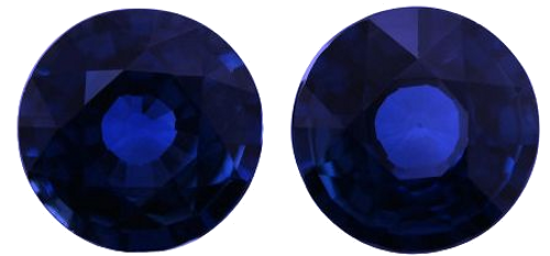 3.41 carat BLUE Round Safyras (1)