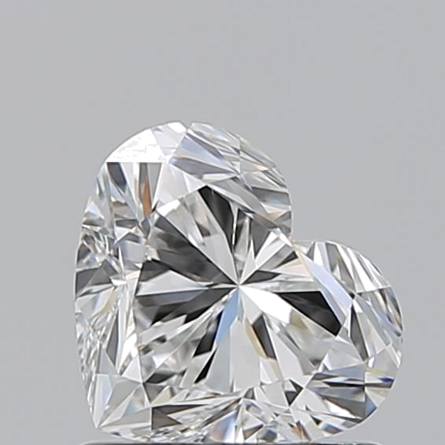 1.03 carat F-IF Natūralus Heart Deimantas (1)