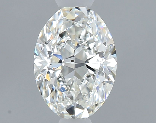 0.5 carat G-VS2 Natūralus Oval Deimantas (1)