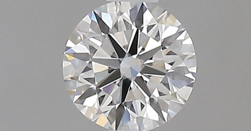 0.43 carat F-VVS1 Excellent cut Natūralus Round Deimantas (1)