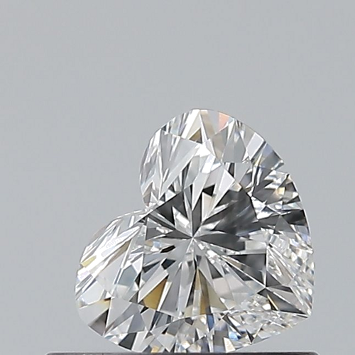 0.5 carat F-VVS2 Natūralus Heart Deimantas (1)