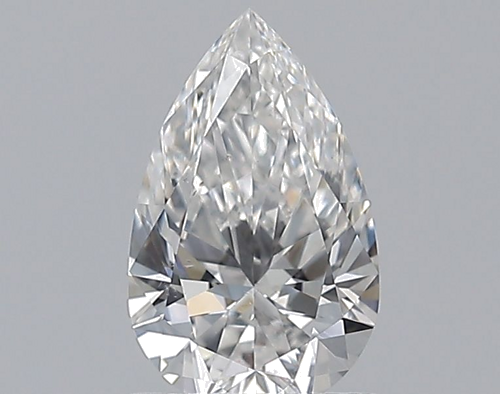 0.76 carat F-SI1 Natūralus Pear Deimantas (1)