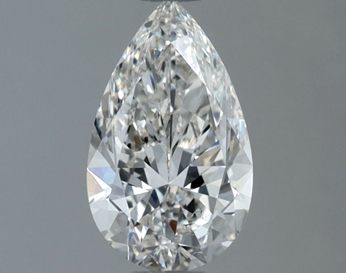 1.01 carat H-SI1 Natūralus Pear Deimantas (1)