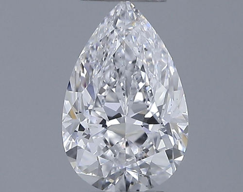 0.7 carat D-SI1 Natūralus Pear Deimantas (1)