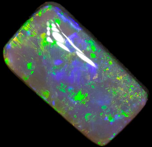 0.64 carat MULTI_COLOR CABOCHON cut Oval Opal (1)